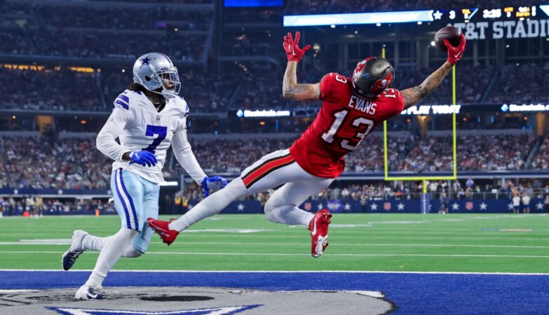Dallas Cowboys interested in Mike Evans potentially.